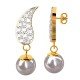 Pearl American Diamond Earring