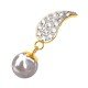 Pearl American Diamond Earring