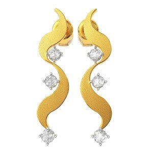 Fashion American Diamond Stud Earrings