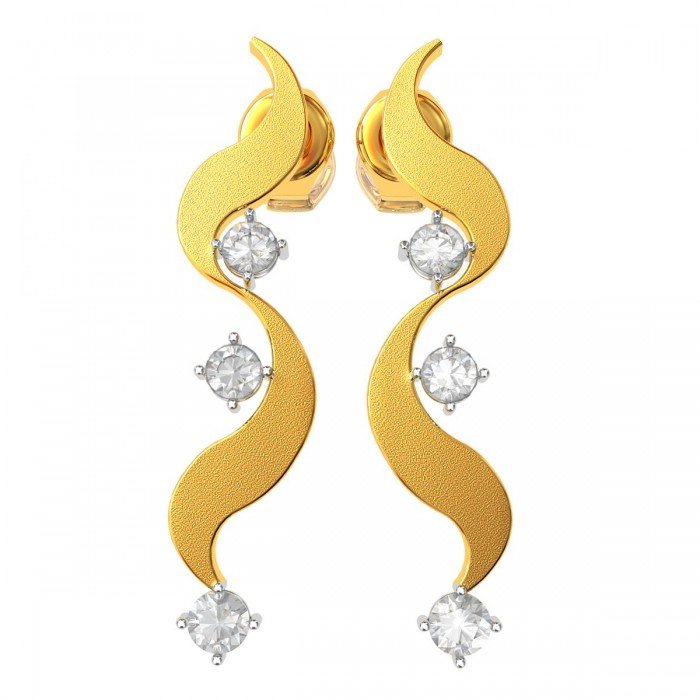 Fashion American Diamond Stud Earrings