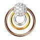 Tri-Color American Diamond Earring