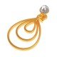 Gold Pearl Earring