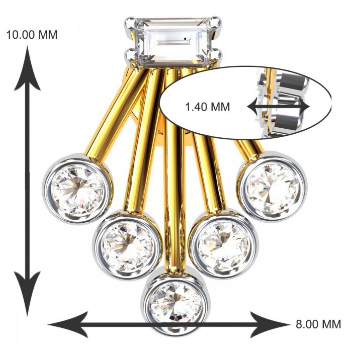 Latest American Diamond Earring