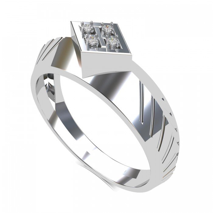 Ombre American Diamond Ring