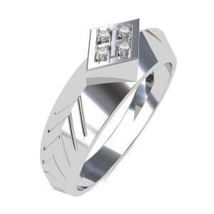 Ombre American Diamond Ring