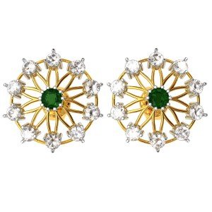 Real Emerald Earrings