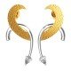 Pear American Diamond Earring