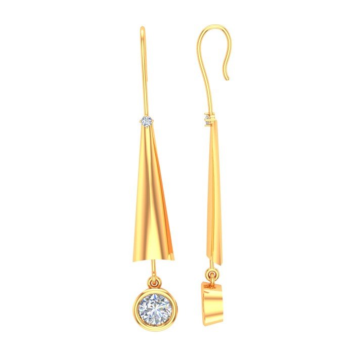 American Diamond Dangling Earring