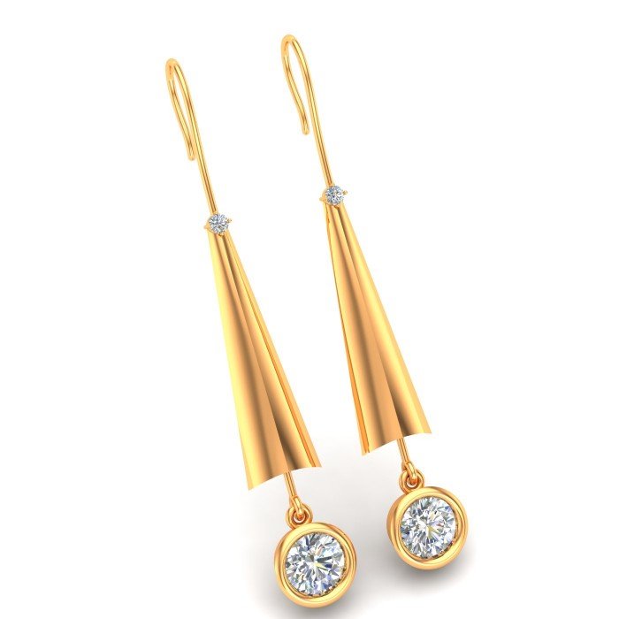 American Diamond Dangling Earring