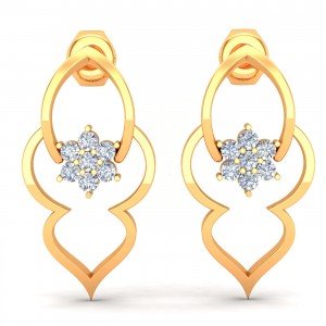 Yellow Gold Earrings