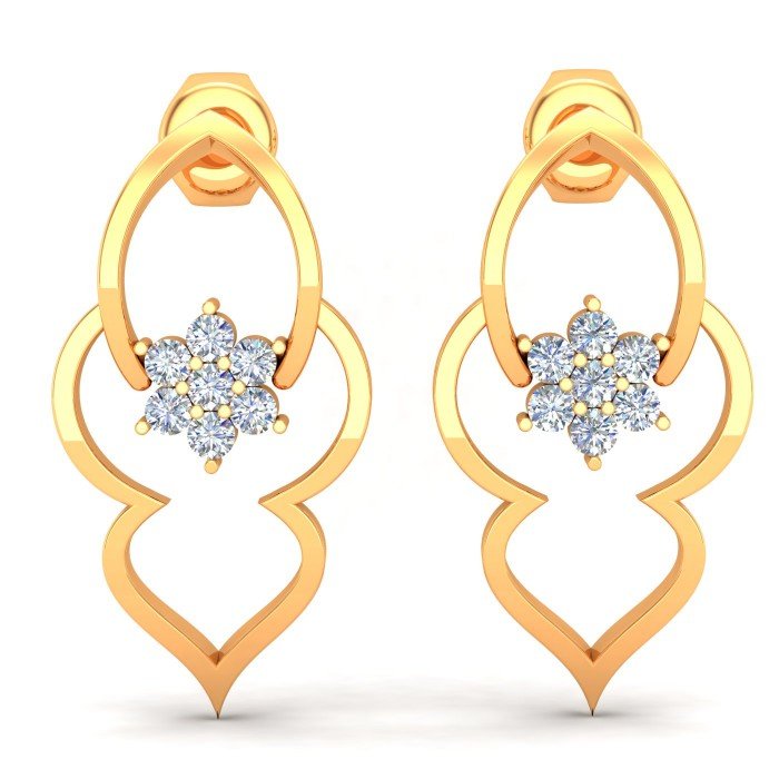 Yellow Gold Earrings