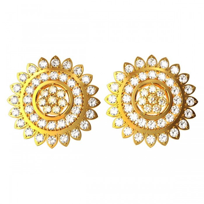 Traditional American Diamond Earrings