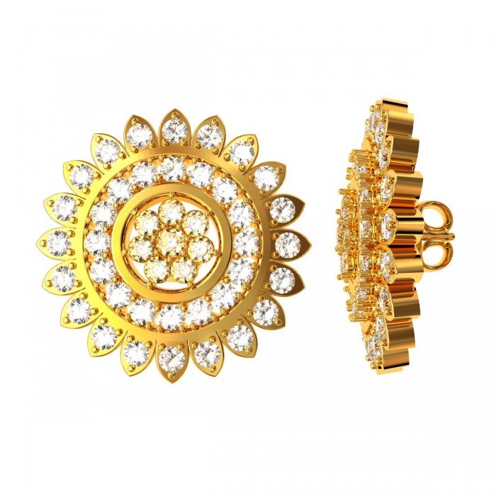 Traditional American Diamond Earrings