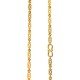 Flat Gold Jali Chain