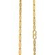 Flat Gold Jali Chain