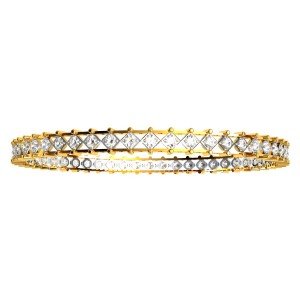 Fasionable Single Line Diamond Bangle