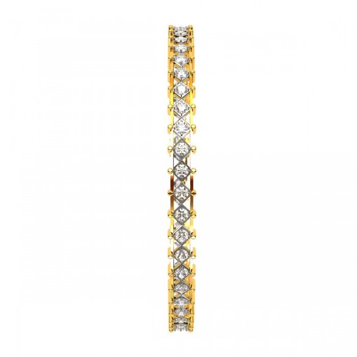 Fasionable Single Line Diamond Bangle