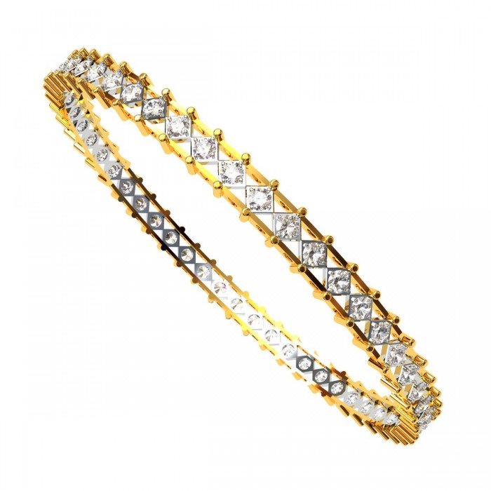 Fasionable Single Line Diamond Bangle