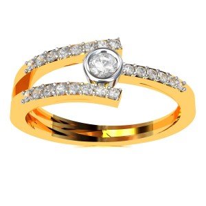 Gold American Diamond Band