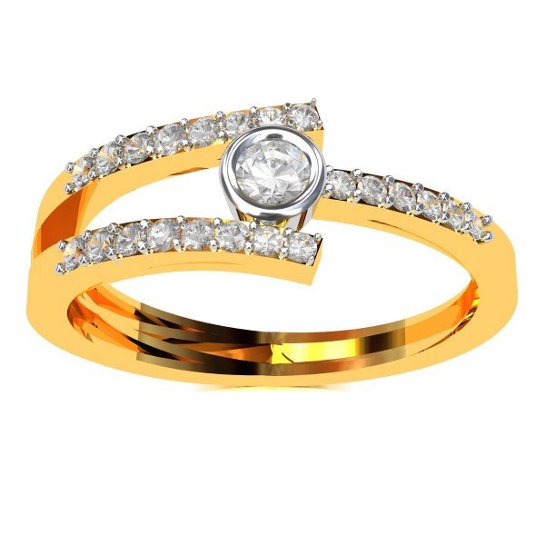 Gold American Diamond Band Gold American Diamond Band