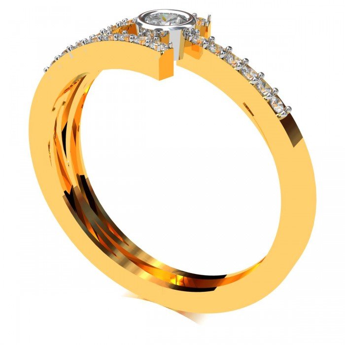 Gold American Diamond Band