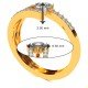 Gold American Diamond Band Gold American Diamond Band