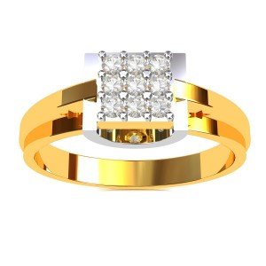 Mens American Diamond Cocktail Rings