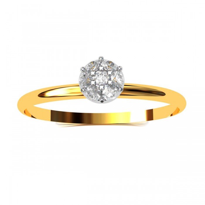 The Heera Round American Diamond Ring