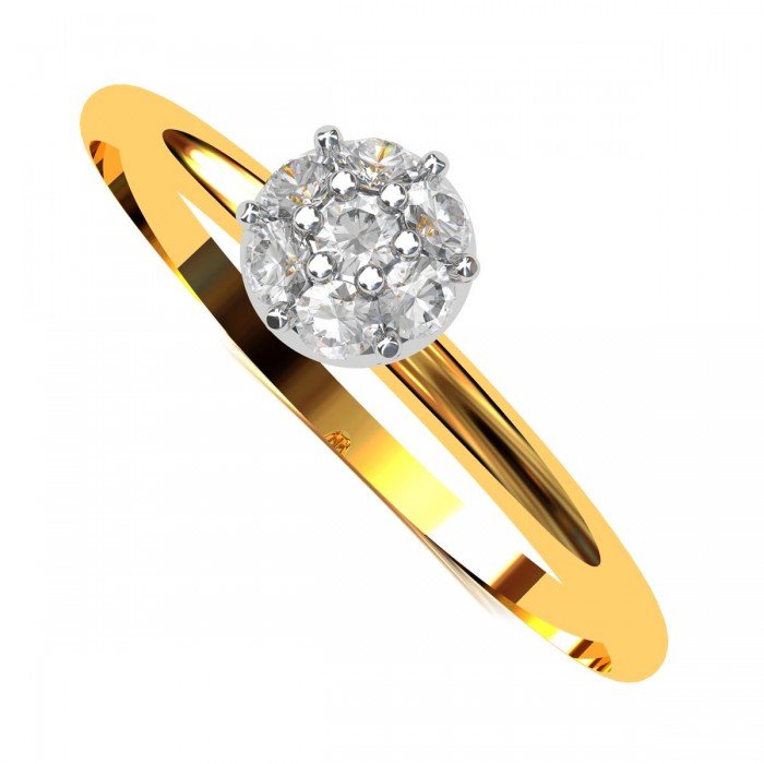 The Heera Round American Diamond Ring