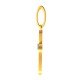 Square Jali Jesus Pendant