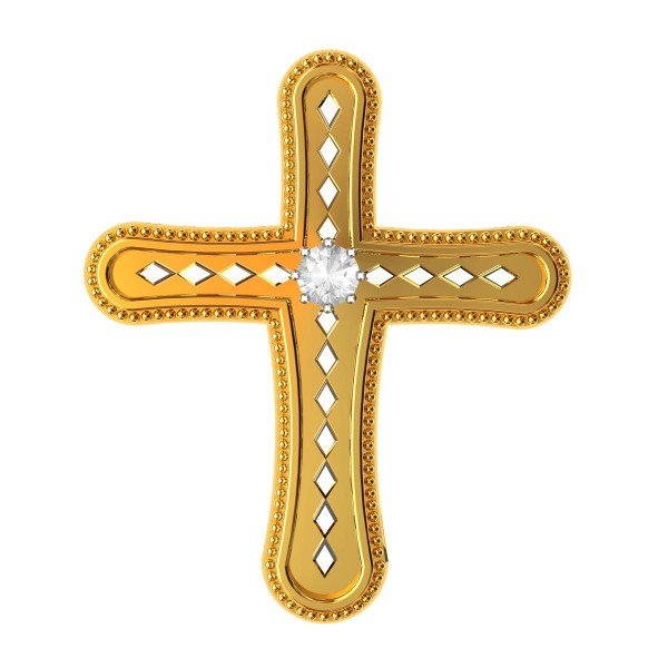 Barfi Shape Jesus Pendant Barfi Shape Jesus Pendant