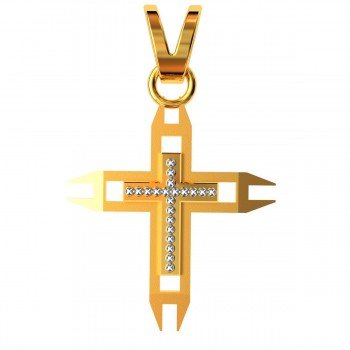 Jesus Name Cross Pendant