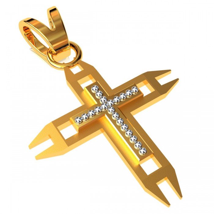 Jesus Name Cross Pendant