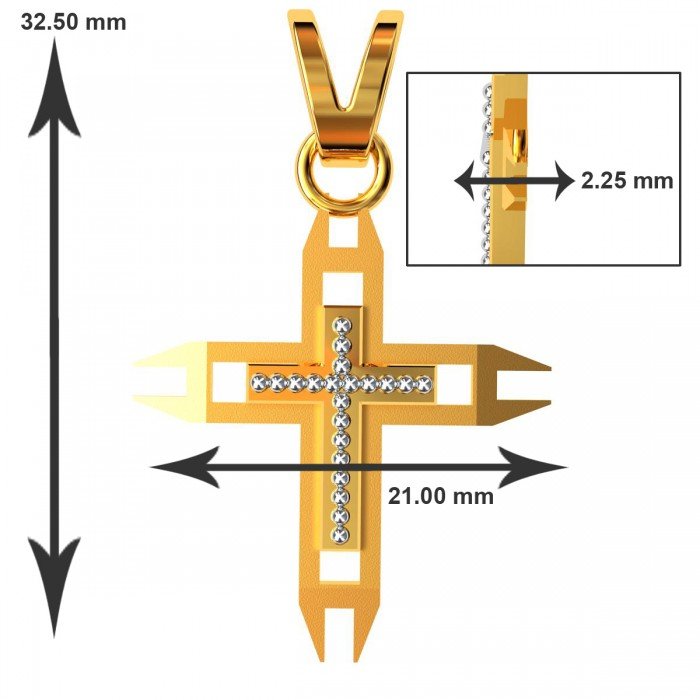 Jesus Name Cross Pendant