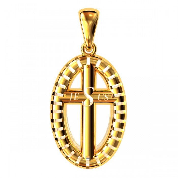 Jesus Gold Pendant