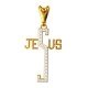 Jesus American Diamond Pendant
