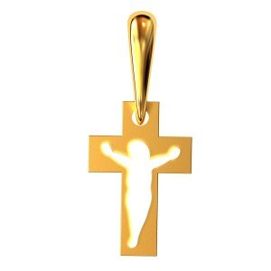 Jesus Christ Gold Pendant