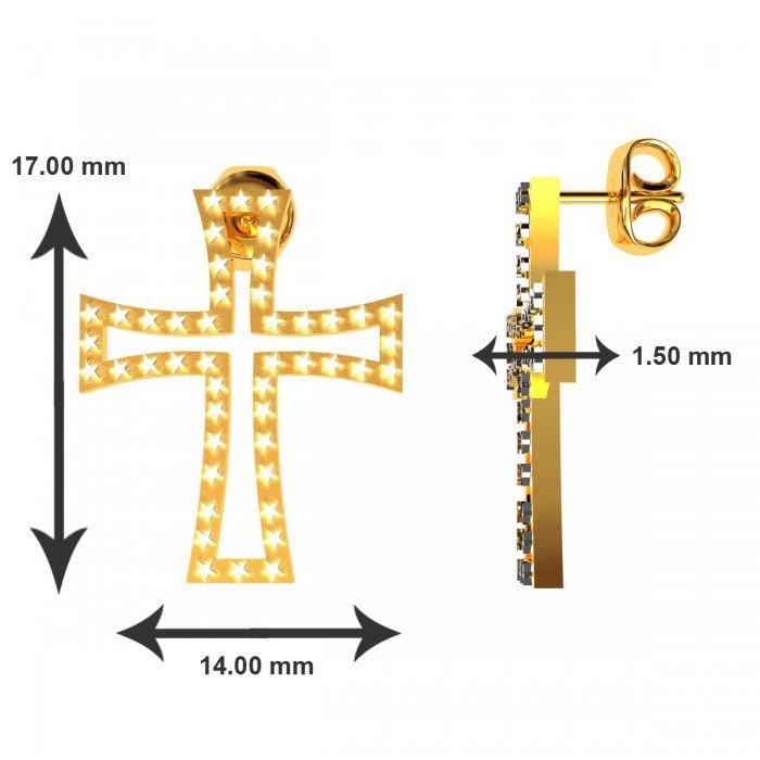 Star Christ Earring