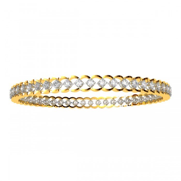 Single Diamond Bangles