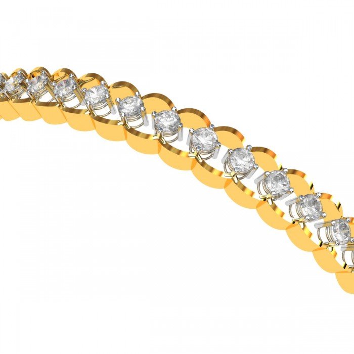 Single Diamond Bangles