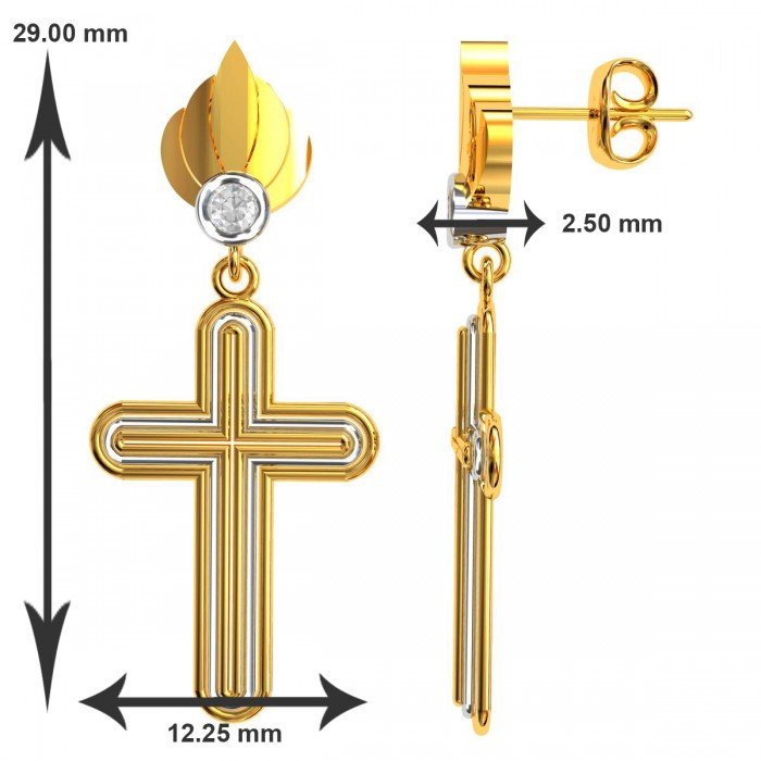 Christ Dangling Earring