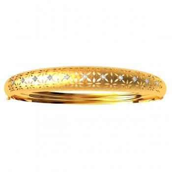 Traditional Gold Diamond Bracelet