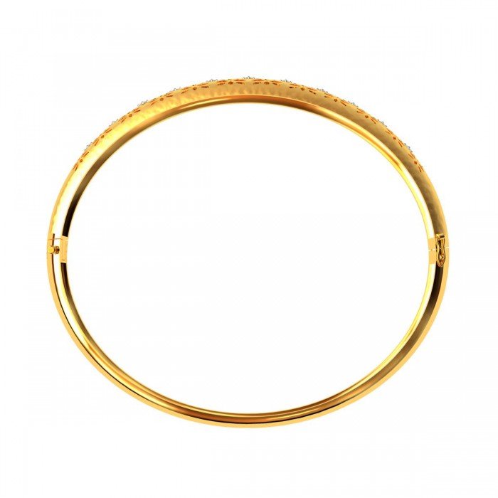 Traditional Gold Diamond Bracelet