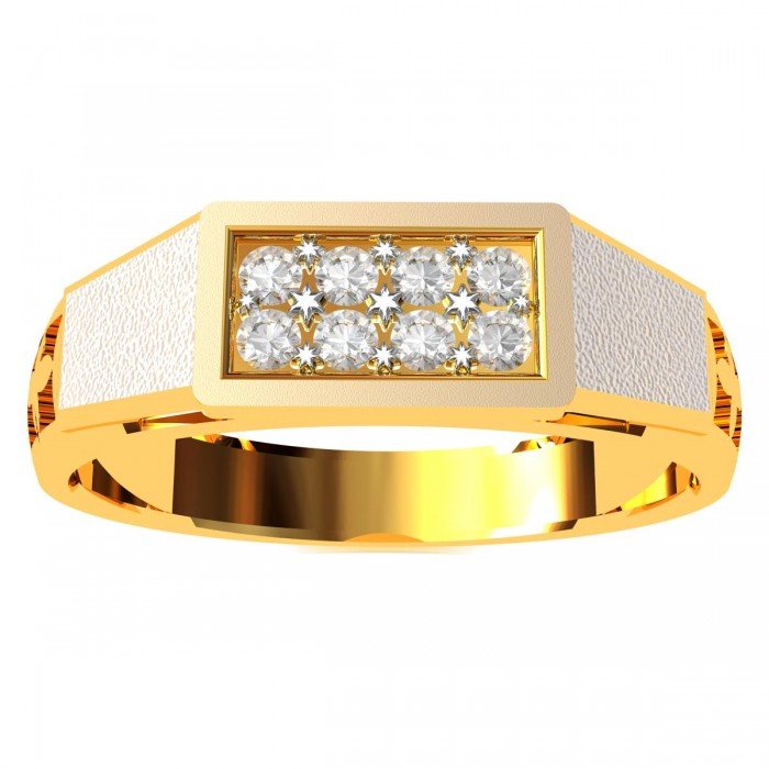 Star Prong American Diamond Ring
