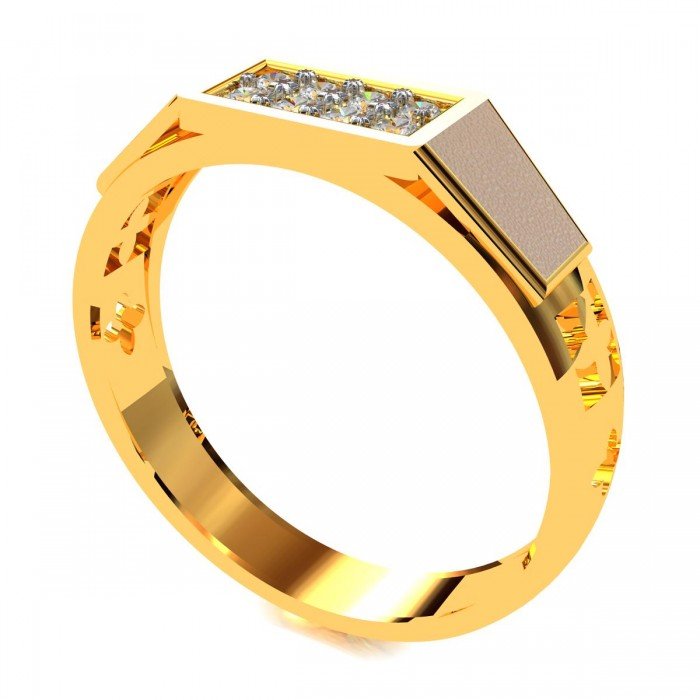 Star Prong American Diamond Ring