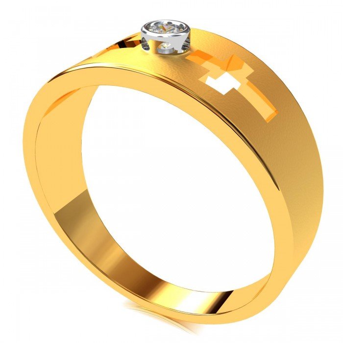 Christ American Diamond Ring