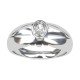 White Gold Solitaire Ring