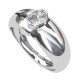 White Gold Solitaire Ring