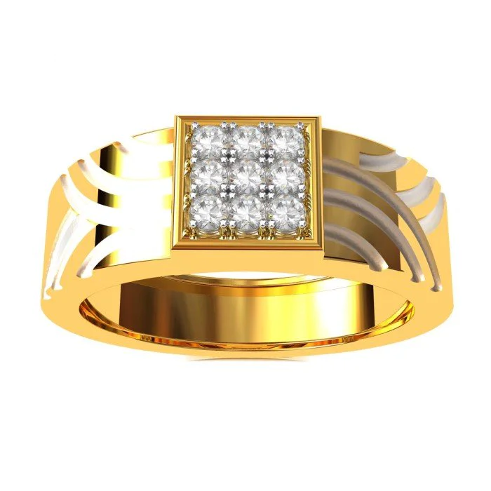 Renowned Gold Fancy CNC Ring