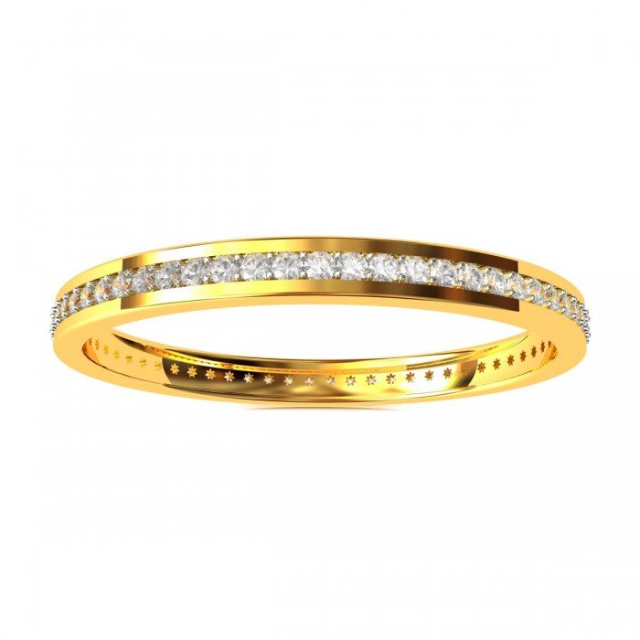 American Diamond Band Wedding Ring